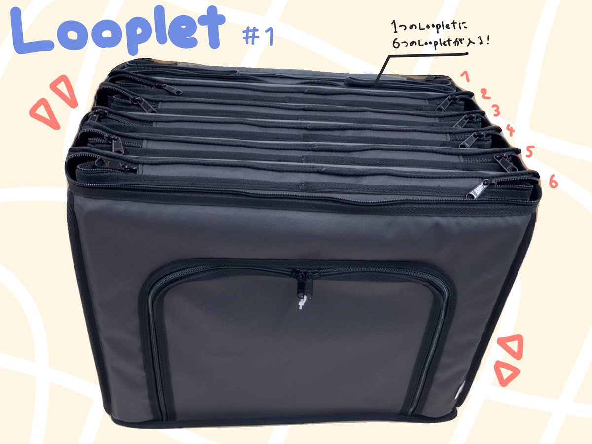 chom_emily2525's tweet photo. 【ナナナナ祭デモデイまであと30日】
今日のLooplet紹介💡
実はこの箱、
1つのLoopletの中に
6個のLoopletが入ります。
使わない時はコンパクトに収納。
倉庫でも店舗でも
保管スペースを減らせます。
📍7/10-12ナナナナ祭
実物を体験できます!
#Looplet
#ナナナナ祭
#100BANCH
#chom https://t.co/CEo5CzydOJ
