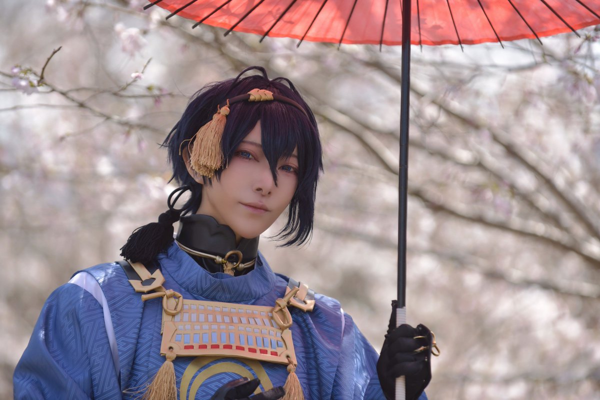 YMD_R's tweet photo. 白く満ちる花霞🌸

『刀剣乱舞』 
撮影=@highwaysong001様
#6月9日は三日月宗近国宝指定日 #三日月宗近国宝指定記念日
⚠️コス/cosplay https://t.co/bvtnjc2sfQ