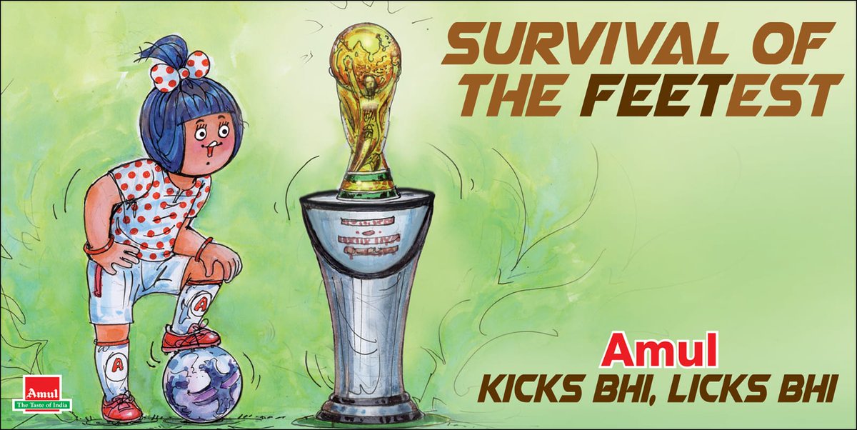 Amul_Coop's tweet photo. Amul Topical: FIFA 2026 kicks off in Mexico, Canada and the USA! https://t.co/EYQMtj4Ljl