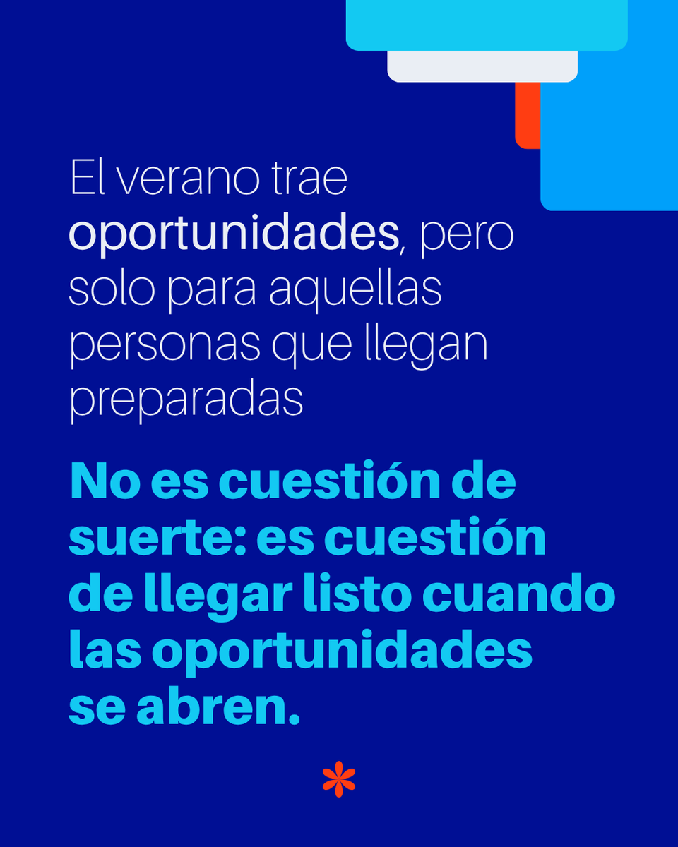 ICEDITORIAL's tweet photo. Después de conocer estos consejos, es momento de prepararte para la temporada estival 🙌

Ya sabes, no es suerte: es anticipación antes de que las ofertas se publiquen💡 

#TrabajoVerano https://t.co/vaUVtaDybA