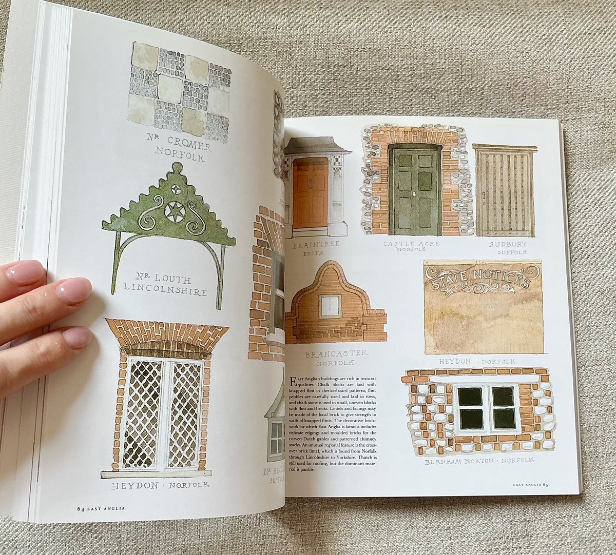 iconawrites's tweet photo. For someone who loves urban and architectural sketching as much as I do, this book is a real little treasure. Village Buildings of Britain by Matthew Rice is one of my favourite recent finds, filled with beautiful illustrations. https://t.co/1xxUNxubfA