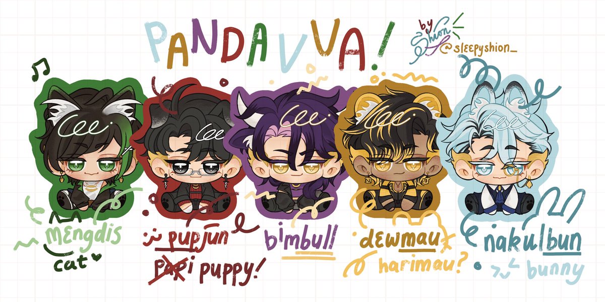 sleepyshion_'s tweet photo. choose your animal 🐱🐶🐂🐯🐰 #MEVVARNAI https://t.co/i99F6fE1Cq