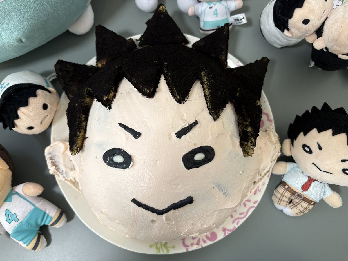 shizukuimouto's tweet photo. 岩ちゃん、お誕生日おめでとうございます！！今年もケーキ作りました！！毎度味は美味しかったです！🍰

#岩泉一誕生祭2026
#岩泉一生誕祭2026 https://t.co/TXIAJVHOGB