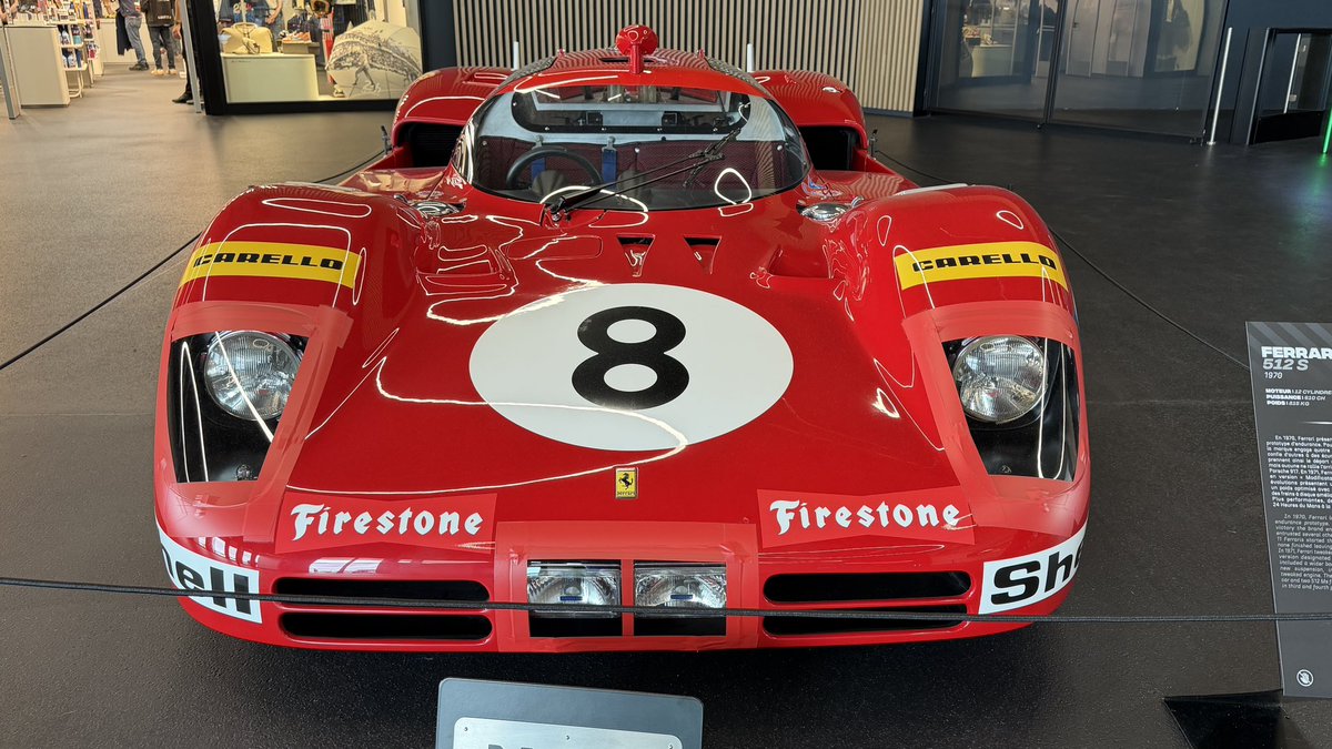 forzaferrari7's tweet photo. The new museum at @24hoursoflemans is well worth a visit some incredible cars from Le Mans history and all of Motorsport! #LeMans24 https://t.co/MVPcQmBlyY