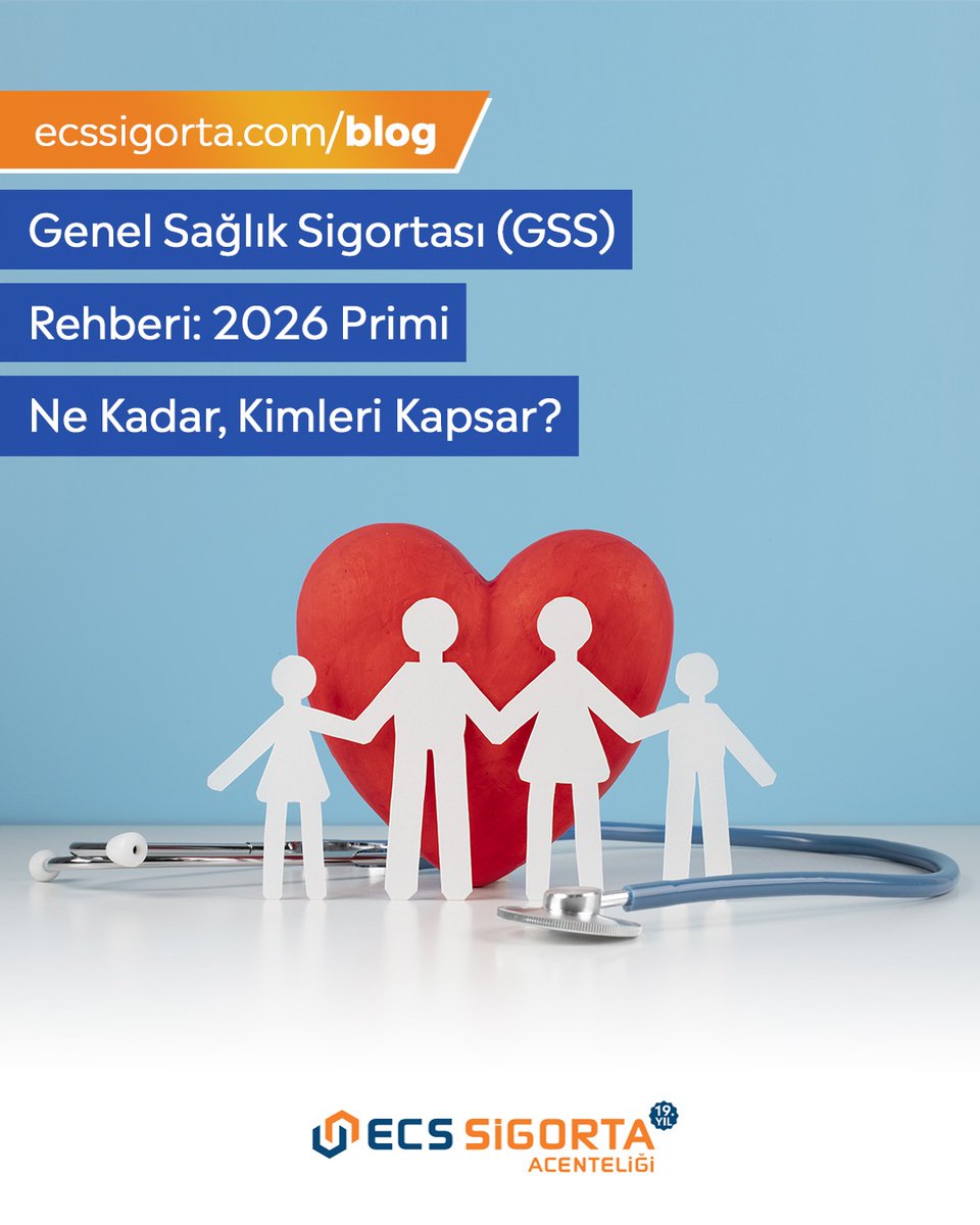 ecssigorta's tweet photo. "Genel Sağlık Sigortası (GSS) Rehberi: 2026 Primi Ne Kadar, Kimleri Kapsar?"📌
Yeni blog yazımız yayında!
Blog yazımız için: https://t.co/wVzsAbzZUh 

👇🏻Sigorta ürünlerimiz hakkında bilgi alın;
📞+90 (850) 550 57 57
📩 info@ecssigorta.com
🌍 https://t.co/uQXIe1qGiK https://t.co/X8Frzv3a3D