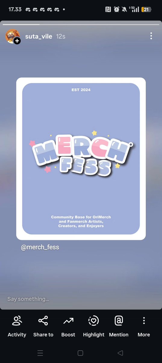 suta_vile's tweet photo. @merch_fesss Terima kasih minbat https://t.co/2DomFwlHBb