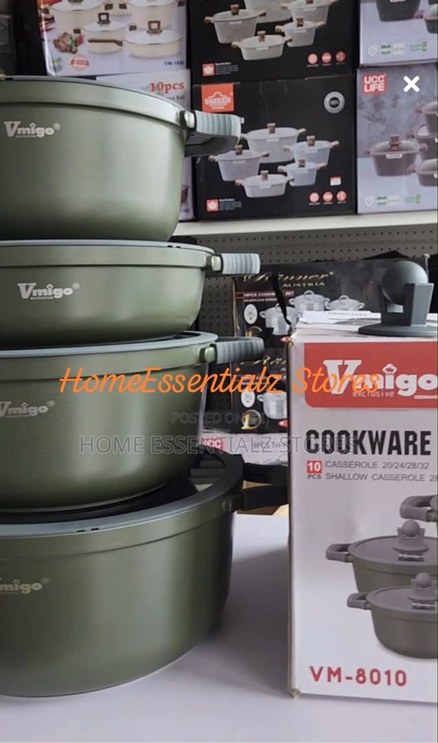HomeEssentialz's tweet photo. N150,000 | 07062646478 | Vmigo Cookwares Set with Silicon Handles #cookware #vimigopots #potsets
https://t.co/KlBqjkmTKb https://t.co/NZaH9lQz75