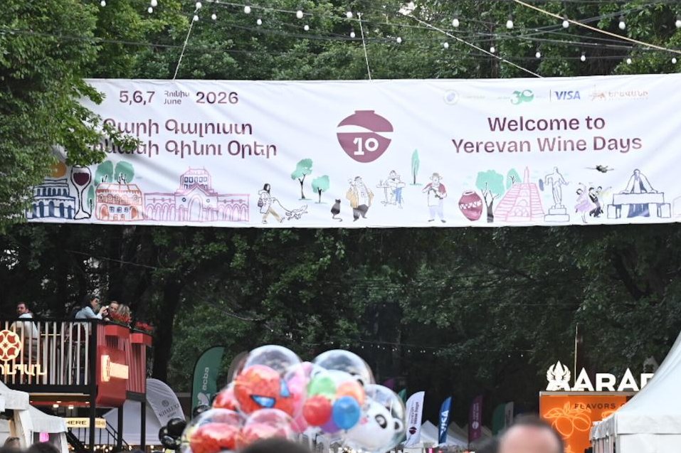 Gagik4In's tweet photo. The annual “Yerevan Wine Days” festival, held from June 5 to 7, attracted a record number of visitors from Armenia and around the world, according to the Armenian Ministry of Internal Affairs #Armenia #Yerevan #WineDays #Festival #Tourism #PublicSafety #YerevanWineDays https://t.co/UVPNnouABT