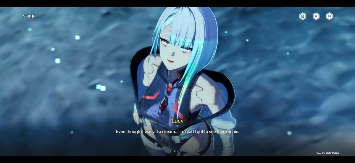 notice how Lucy properly process emotions later, because (blank