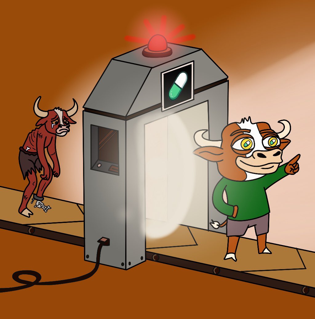 SylentHash's tweet photo. My 13th submission for @mumu_bull meme contest (proof of work next to it)

Migration completed successfully for $MUMU

The future looks brighter on the other side with pumpfun 🔥🔥🔥 https://t.co/rB0d5LL9B9