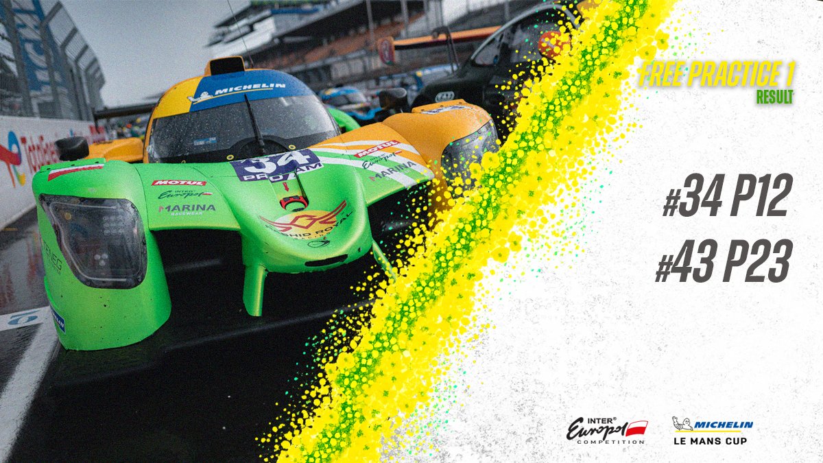 IE_Competition's tweet photo. First free practice for the Road to Le Mans in the books✅

#IEC | #RTLM https://t.co/LNERkC1cMy