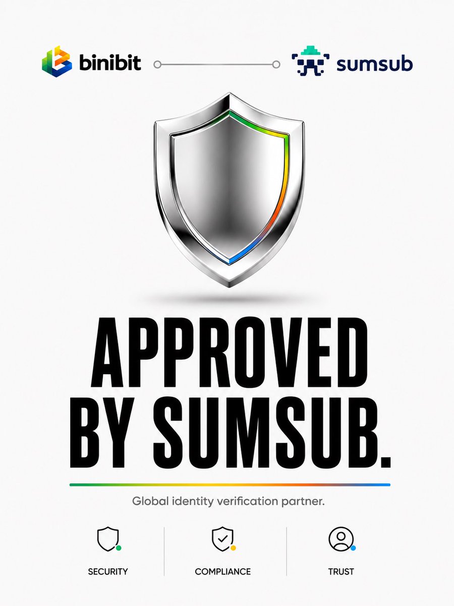 BinibitCrypto's tweet photo. 🔐 Binibit is now integrated with @Sumsub.
A global leader in identity verification, KYC, and AML compliance trusted by fintech companies, crypto exchanges, and banks worldwide.
More security.
More trust.
A stronger Binibit.
#Binibit #Sumsub #Crypto #KYC https://t.co/QchBrCXnl0