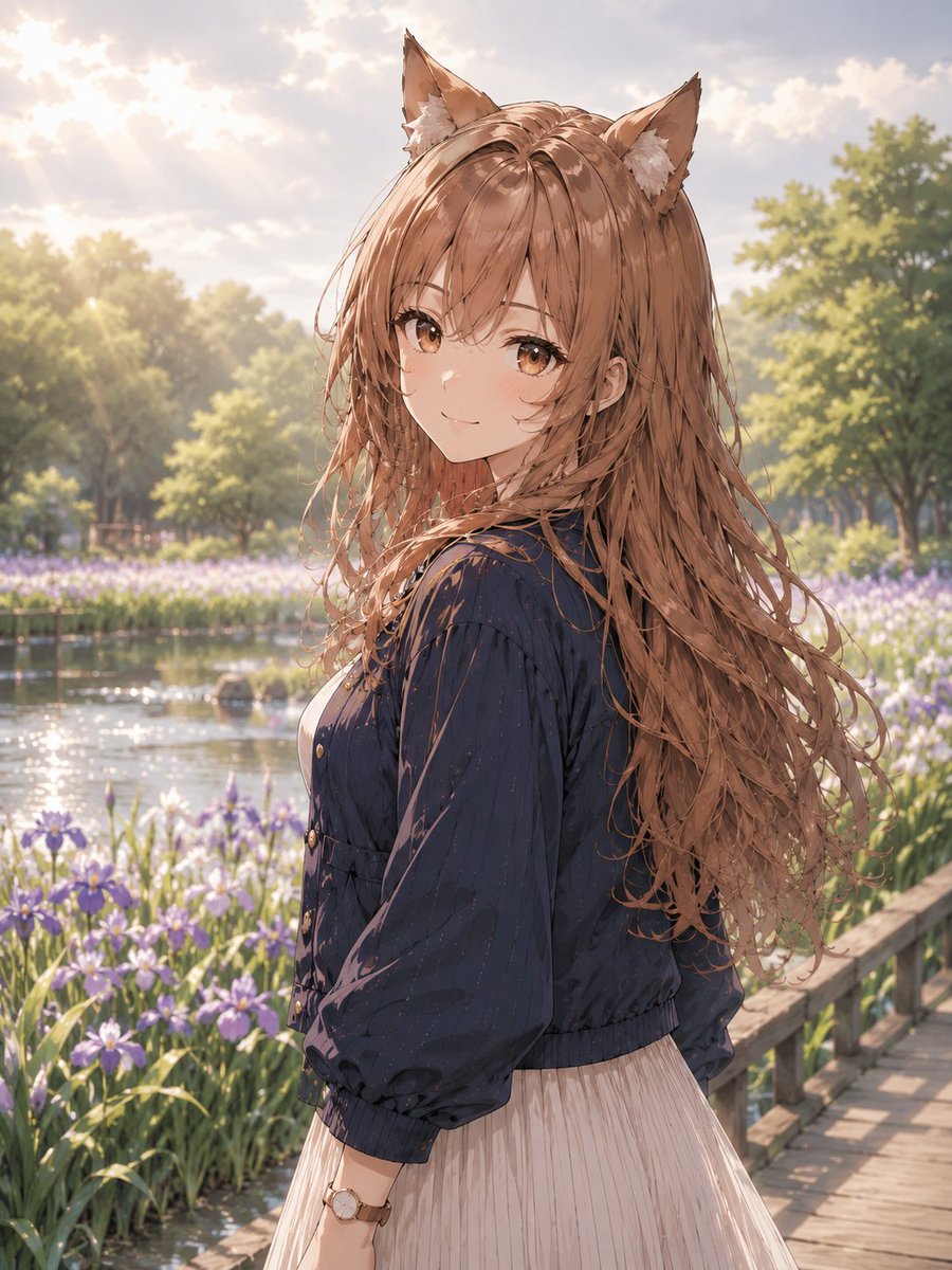 NobleClover's tweet photo. 『Clover』 Vol.8
Fictional visual magazine.
Iris Garden Issue.

#AIart #AIイラスト #オリジナルキャラクター https://t.co/1TR5ylnk97