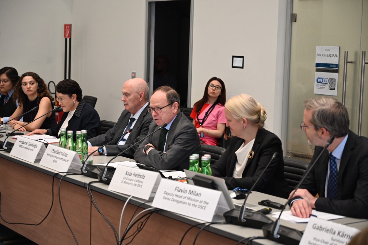 SpainOSCE's tweet photo. Spain organized the first meeting in 2026 of the Group of Friends of Youth and Security, highlighting the role of youth in preventing and combating trafficking in human beings.

Picture source: USOSCE https://t.co/INwsmMaV1c
