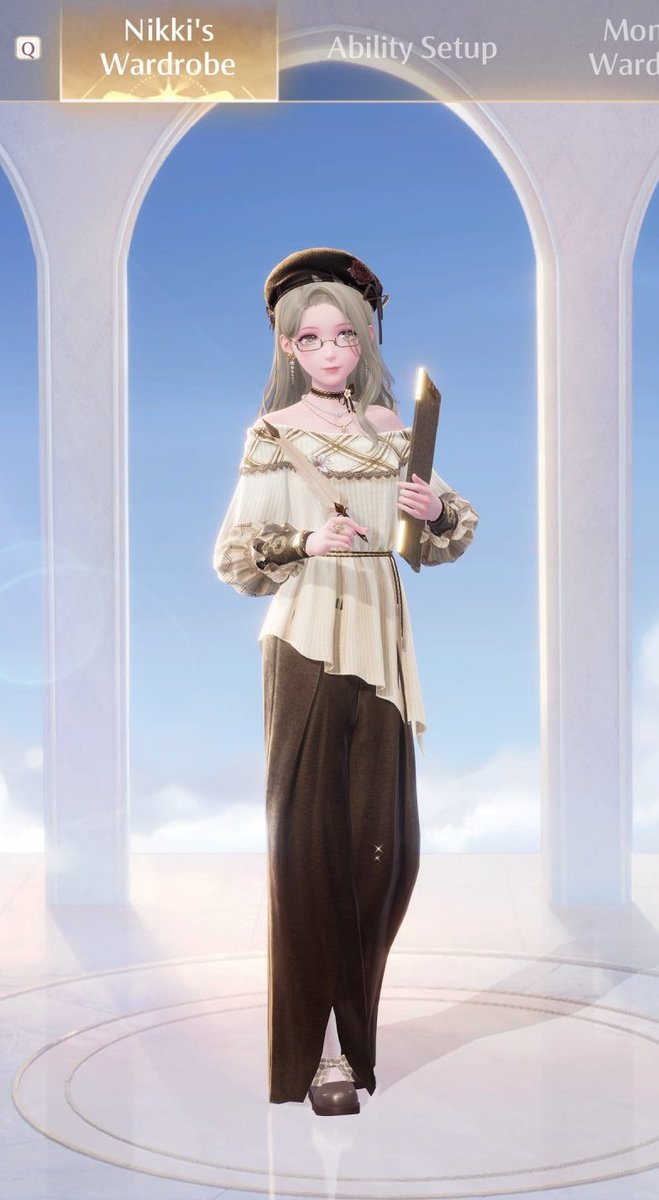 dafqui's tweet photo. did a little challenge for myself: all pieces of outfit are 3⭐ (including makeup!) https://t.co/moq9GbYKLK
