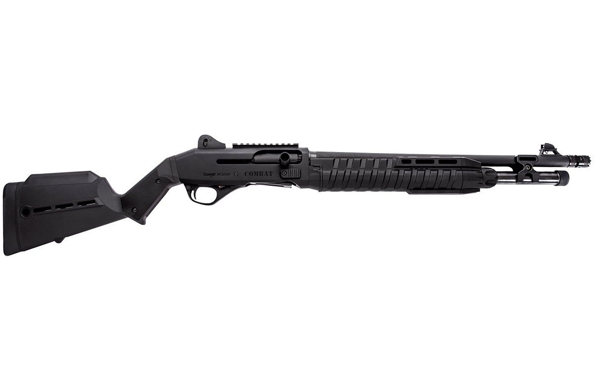 TaskkTactical's tweet photo. Fuarla birlikte Stoeger'de M3000 Combat modeliyle gazlı sistem serüvenine giriş yaptı. Hâlâ şu berbat şarjör borusu tasarımını neden değiştirmiyorlar çözemedim. https://t.co/p1p9m7rOlL