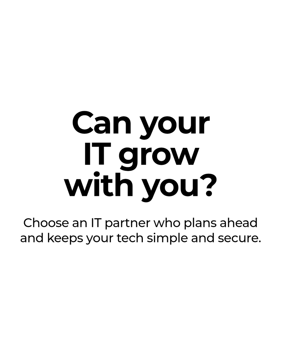 LGNetworksLtd's tweet photo. Is your IT ready for business growth?

A sensible IT partner grows with you, keeping support, security, and communication on track as your business grows. Don’t let tech hold you back—choose one who plans ahead and keeps things simple. https://t.co/HMtuxgwOH5