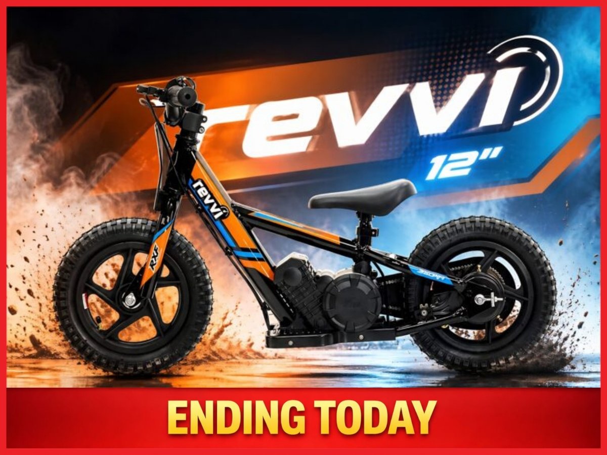 NITROUSCOMPS's tweet photo. Revvi 12” up for grabs tonight!🚲

Perfect win for the little ones who aren’t old enough to be in it to win it yet🤣

On sale and only 15% sold here! 👉 https://t.co/Wf7E81brzw https://t.co/TpJDu1mbSb