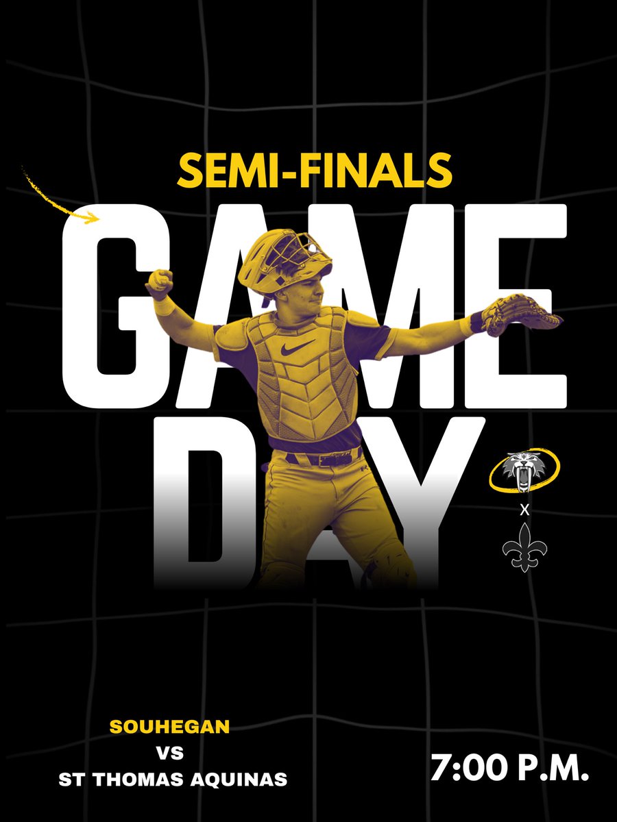 SabersBaseball's tweet photo. Semifinals tonight against St Thomas in Concord 7pm 1st pitch! Go Sabers!
#team34 https://t.co/sYQowo6W47