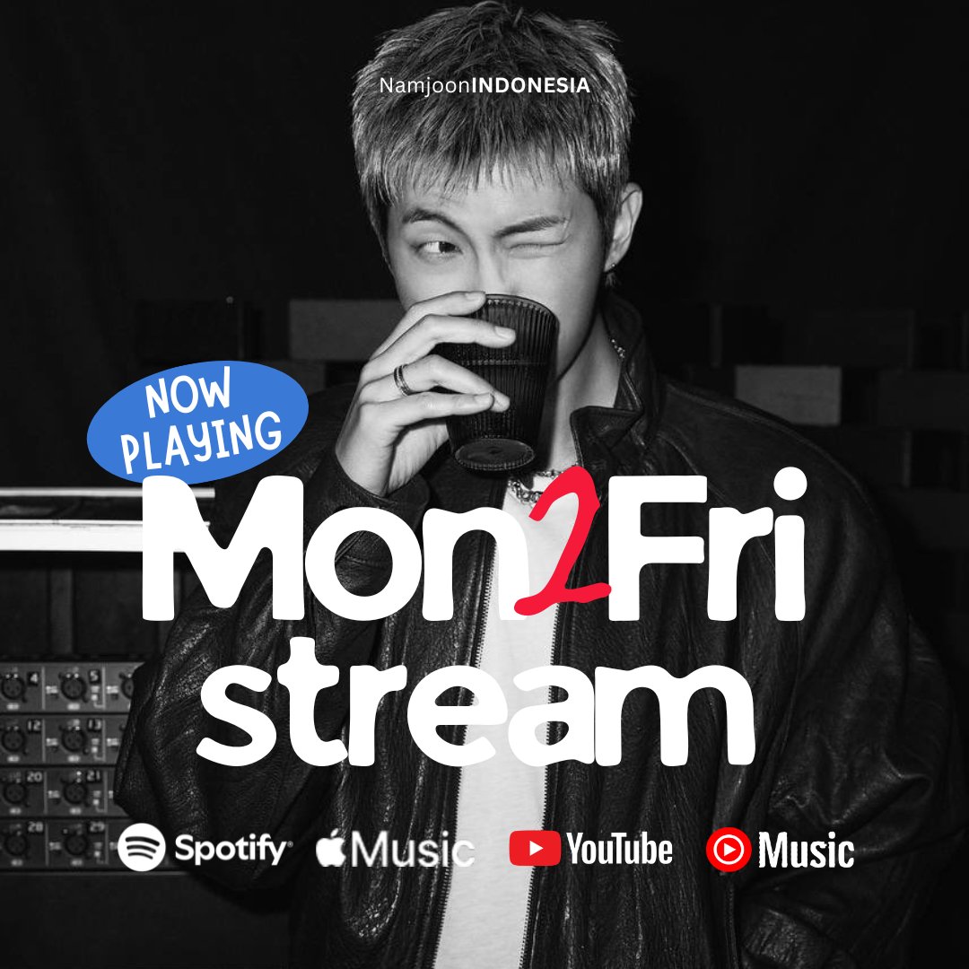 NSS_forRM's tweet photo. [MON2FRI STREAMING (wed) STARTED] 

🎶 Playlist
AM: https://t.co/AquHGDIMLI
SPO: https://t.co/qBlfzeQDhR
YT: https://t.co/NbmJSqL0Iy
YTM: https://t.co/x44TIaIt5W https://t.co/jW9UZkfE9E