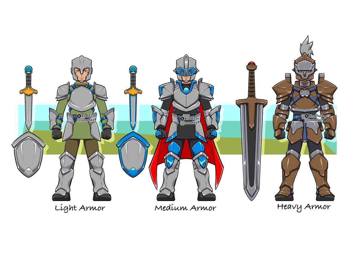 RhafToze's tweet photo. Some armors https://t.co/C4zmFBImvW