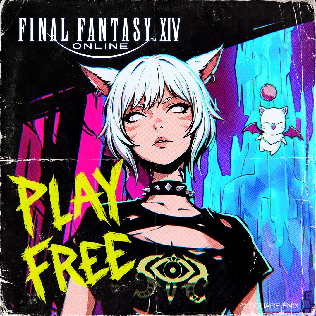 FF_XIV_EN's tweet photo. Check out these themed illustrations for Download Festival 2026 featuring Y'shtola, Estinien, G'raha Tia, and Alisaie! https://t.co/1DEcVbg5y7