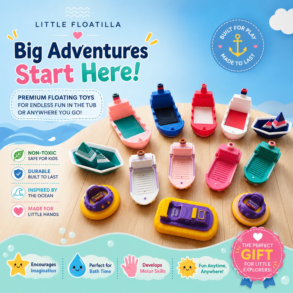 LittleFloatilla's tweet photo. @etheravibe Little things. Big adventures 🌊⛵🛳️🏖️ https://t.co/C4bMCHRhN3