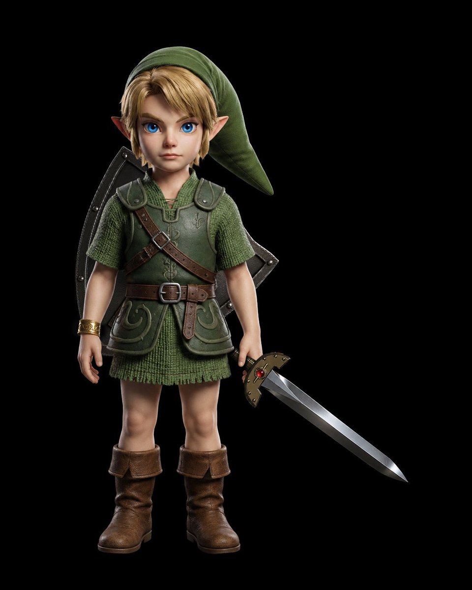 ArchyEGO's tweet photo. This is a perfect example of how I can see link looking in the remake and to me.. this is such a fire design. Let people hate 🤣 https://t.co/748P0obLE9