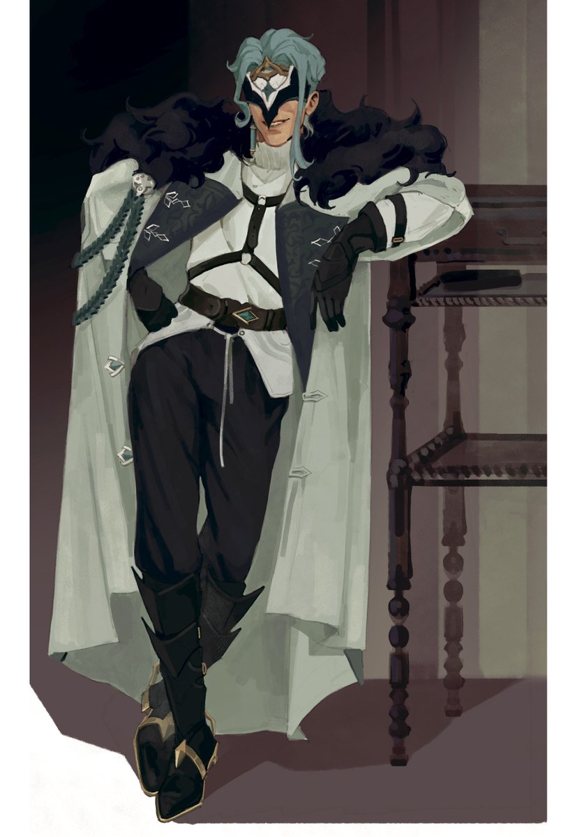 your_whitesilk's tweet photo. 45. I like to think that he loved the fatui coat so much he just took it for himself #dottore https://t.co/3OTs1nYXDU