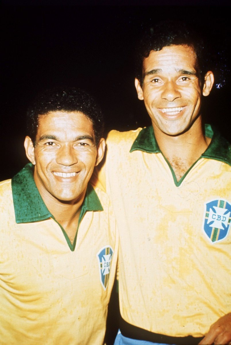 robertmdaws's tweet photo. Garrincha and Brito 🇧🇷 https://t.co/JhQ9RKYZuK