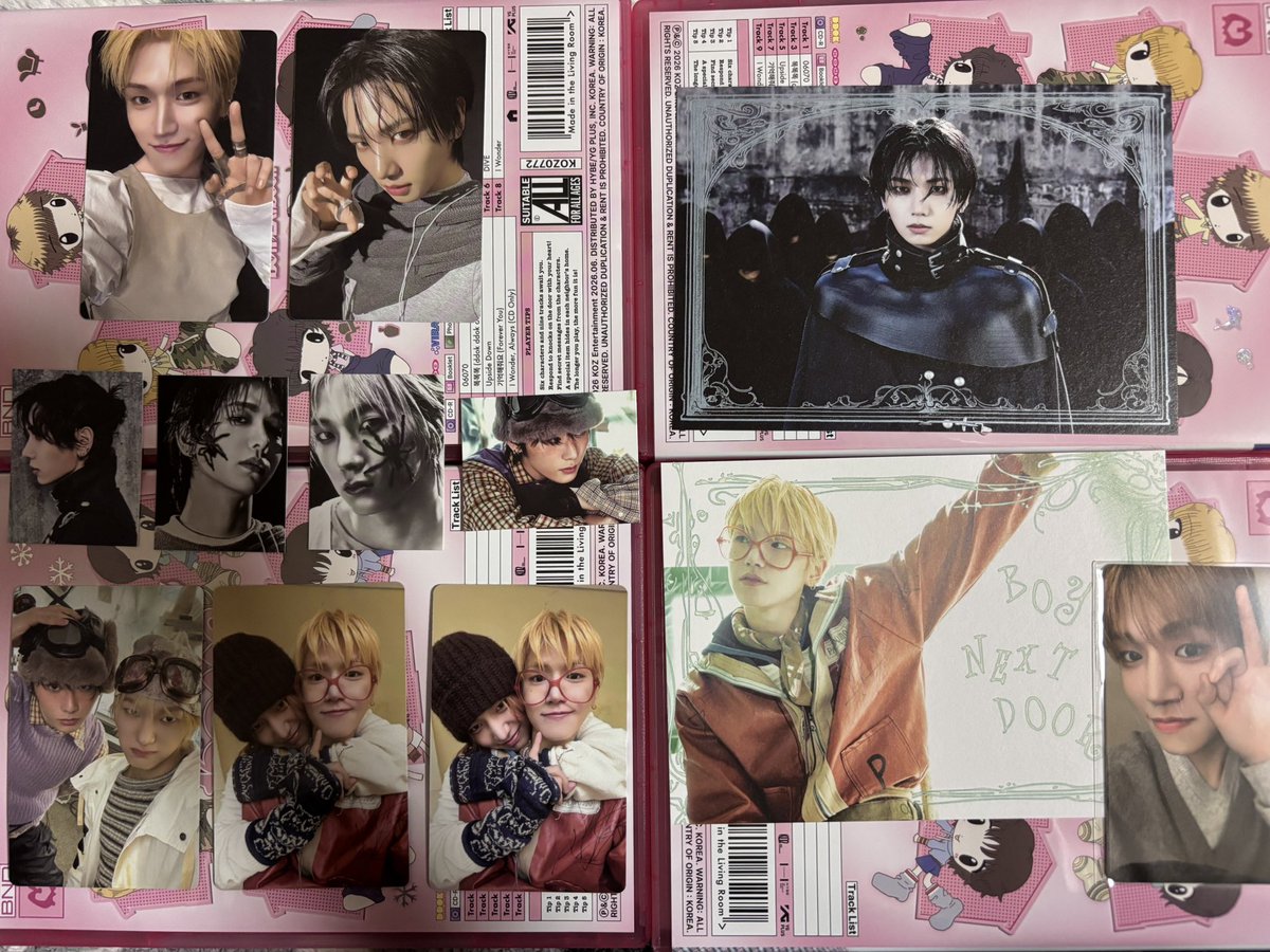 hani_chanlee4's tweet photo. boynextdoor ボネクド ボイネクhome ホームトレカ 交換

譲　画像　
       ソンホ リウ ジェヒョン テサン ウナク

求　イハン

画像1枚目は同種交換
画像2枚目は異種交換

郵送にて交換希望です。お気軽にお声掛けください🙇🏻‍♀️🍀 https://t.co/G03NaLwOLc