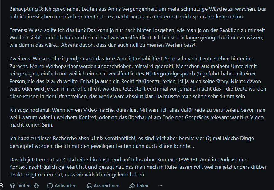 MortMcNamara's tweet photo. Das Interview mit #RobBubble und dem Ex von vor 10 Jahren war bereits im April. 
1. Video 04.04.
2. Video 16.04. die danach im Mai.
Annis 1. Stream 08.05.

Also eine der 1. Sachen die er macht sind "Hintergrundgespräche" mit Ex Freunden. Nicht mit Leuten aus der damaligen Zeit 🧵 https://t.co/tUpmhGbBmA