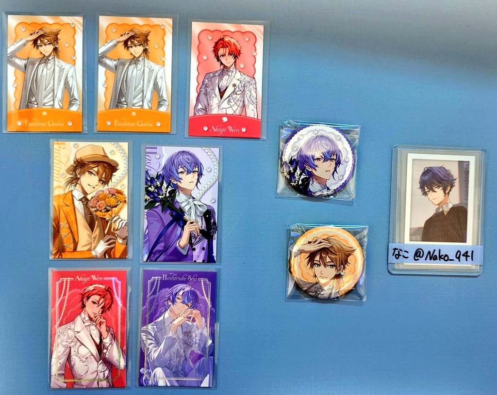 Nako_941's tweet photo. 【交換】にじさんじ Luminous Marriage フォト風カード 缶バッジ 特典

譲）画像1、2

求）画像3、4

〇特典▶画像2内ファンマでの交換のみ
〇フォトカ▶同柄同士
〇郵送のみ
〇まとめてのお取引優先

検索からも気軽にお声かけください。 https://t.co/zfgsHOFJG1