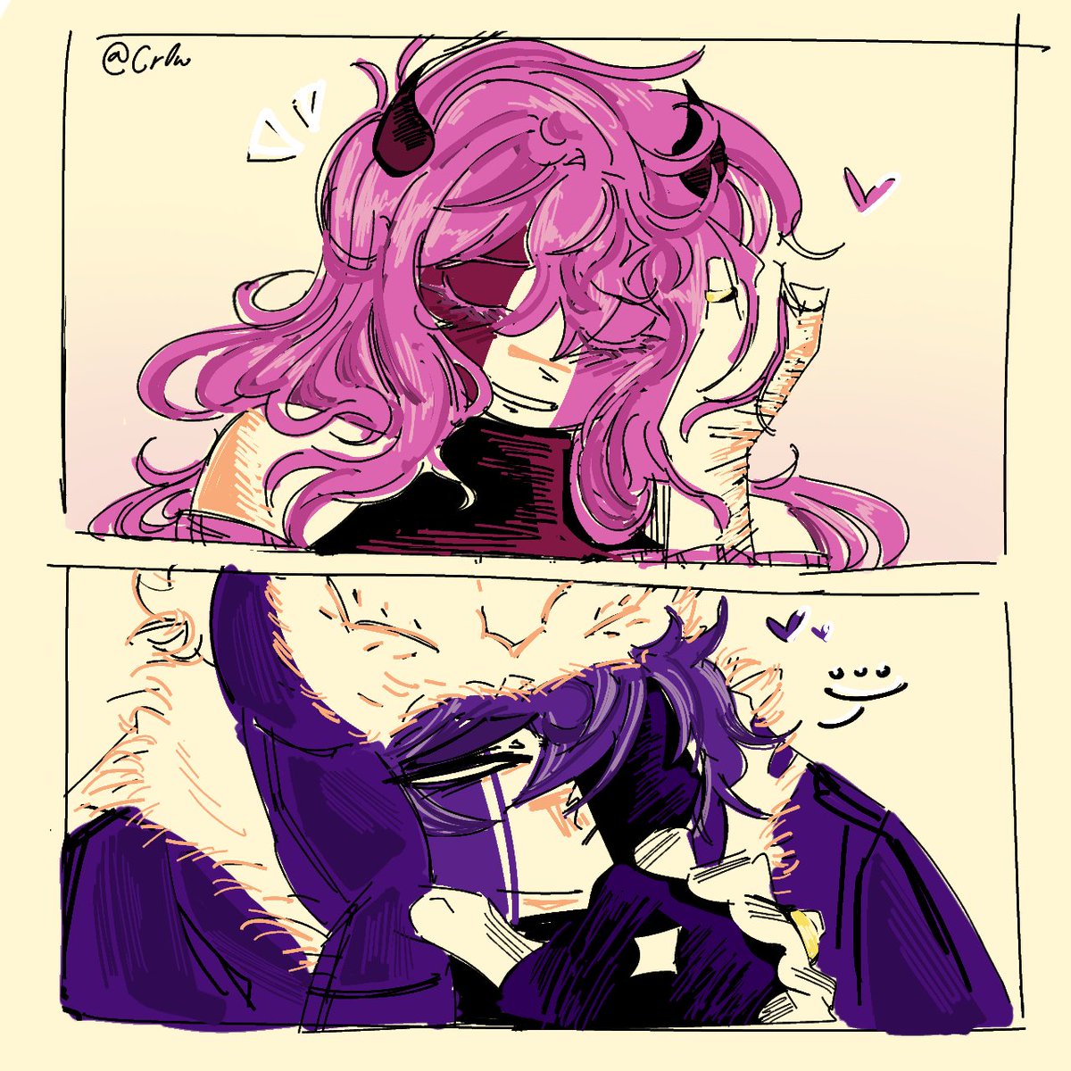 cr0wvein's tweet photo. saruv x veil 😳😳🫶 https://t.co/2pE1zBIbox