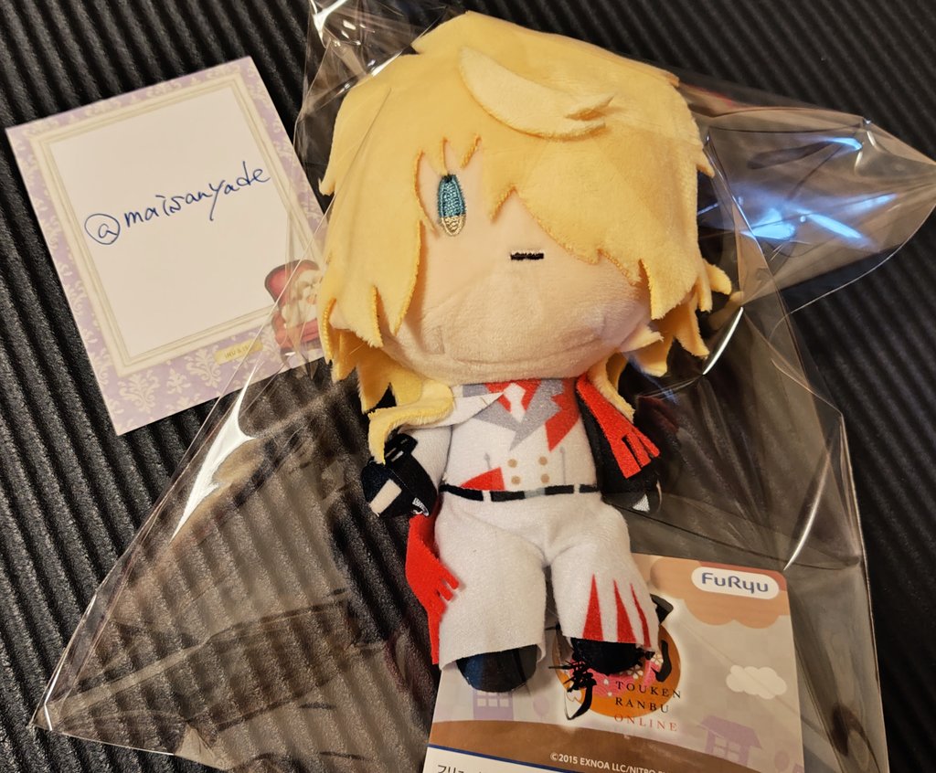maisanyade's tweet photo. 【譲渡】刀剣乱舞ONLINE ゴム紐付き御伴散歩ぬいぐるみ6

（譲）一文字則宗
（求）送料込で¥1,500

郵送にてお譲りします。
お気軽にお問い合わせください https://t.co/hcvrPb7y3h