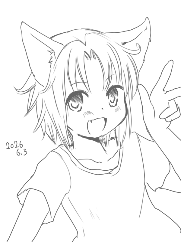 kanahito_kana's tweet photo. 動作テストな猫とヒナくん https://t.co/6SdjHGjDQC