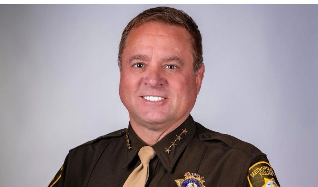 NuclearMAGAlady's tweet photo. Las Vegas Sheriff Kevin McMahill refused a judge's order to release a criminal with 35 prior arrests. Do you support him? https://t.co/E4CXZLFBFN