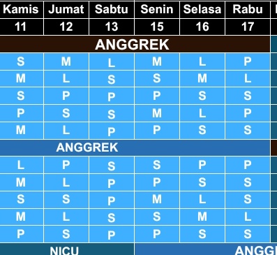 gyusinn's tweet photo. agak tai jga pembagian jadwal dinas ini, bsok 4 mahasiswa yg jaga malem giliran jumatnya cmn 1 yg jaga malem yaitu gue🥲🥲 ga adil amay hiks sedih https://t.co/4dlU7017cX