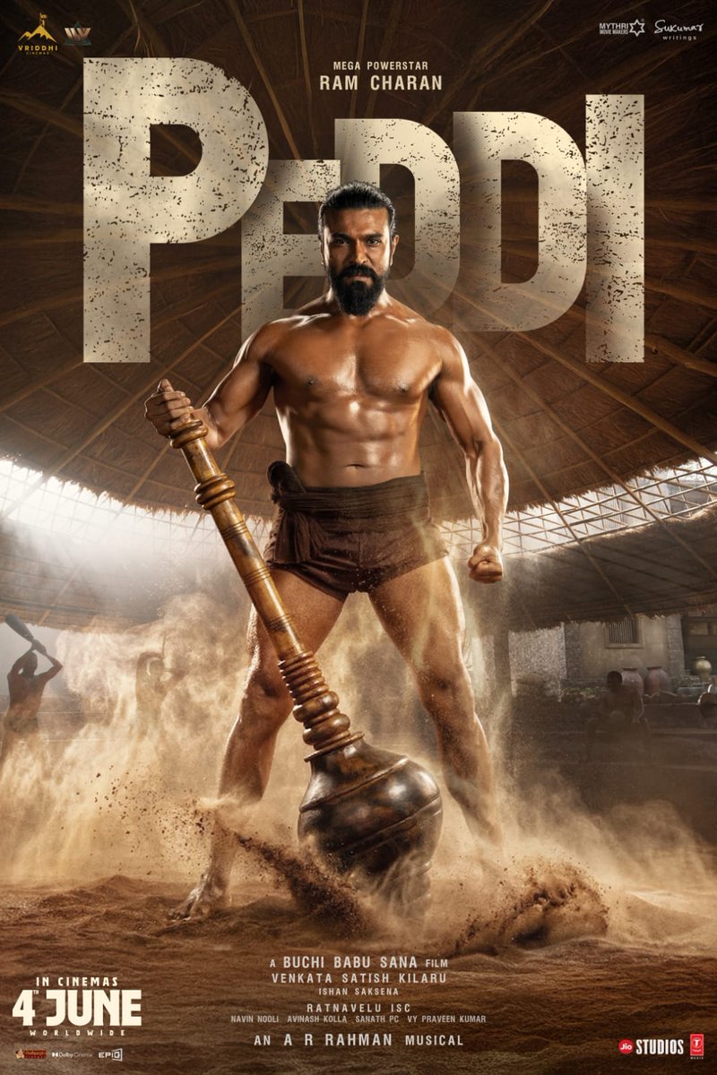 BoxOffice_Truth's tweet photo. Here's good news for #RamCharan garu and his fans - #PEDDI has been embraced by the audiences in Hindi-speaking regions as it's trending so well. The jump in collections on Tuesday was approx 15%.

Success of this film has established @AlwaysRamCharan as a PAN-INDIA SUPERSTAR.

#BuchiBabuSana @MythriOfficial