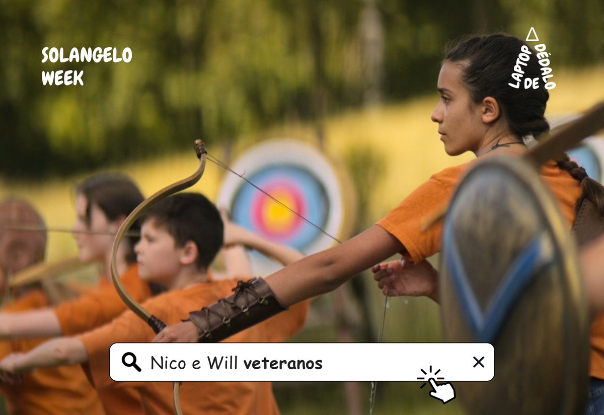 ConselhoOlimp's tweet photo. 💻🔺️Laptop de Dédalo: Will e Nico são semideuses veteranos, e conselheiros-chefes, ficando responsáveis pela orientação e treinamento dos novatos do Acampamento Meio-Sangue. #SolangeloWeek https://t.co/BF9TTs0Nv2