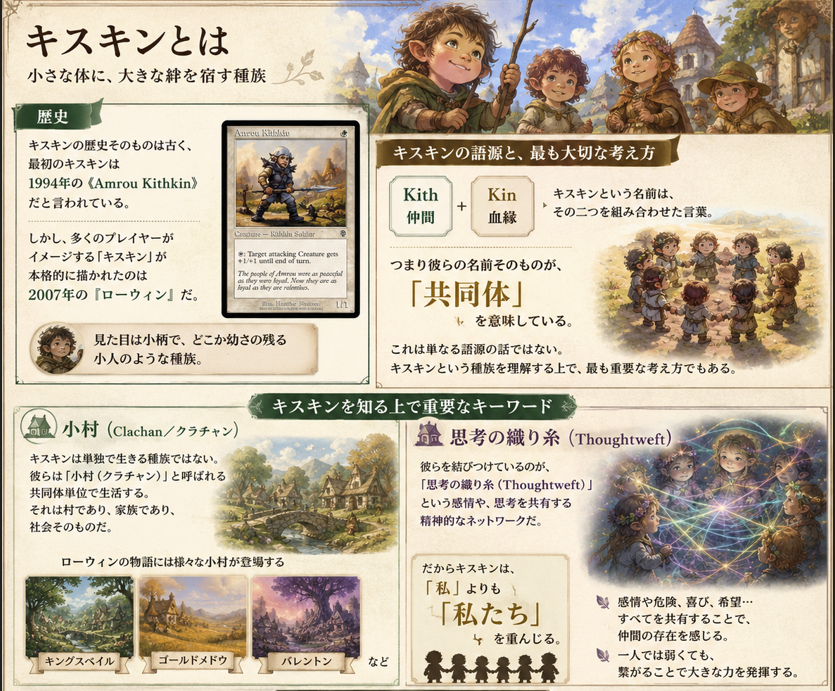CommanderRevue's tweet photo. マーベルからMTGに入った人が

どのマジック次元が好きになるか気になる🤔

ワタシは、指輪物語から入ってローウィンが一番好き

ローウィンに暮らす「キスキン」という種族を
▼noteで紹介しました。
https://t.co/8wNv8BPQcB

#MTG #MagicTheGathering
#MTG初心者 #MTG女子 #Lorwyn https://t.co/BhsBWdzhBG