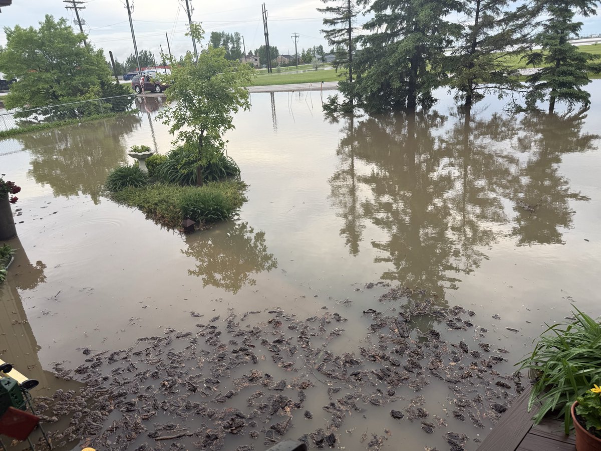 mtnmann2's tweet photo. #mbstorm Morning after in Stony Mountain MB. https://t.co/q3Z9r5bESz