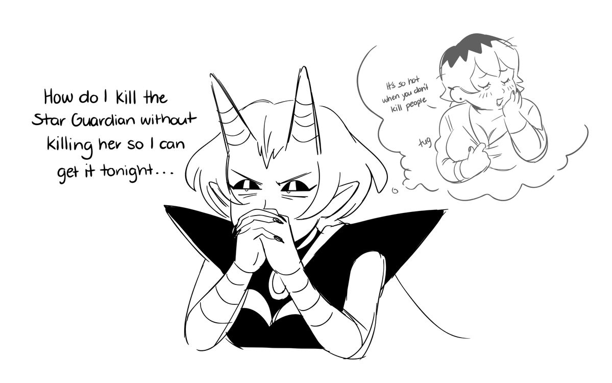 DragonNamedBinx's tweet photo. Day ten ship two is Miss and DeVoid, aka, #MissVoid! 🩷🤍🩷 #IDWTBAMG #DBTwoQueerShipsADay https://t.co/L2o0802ca5