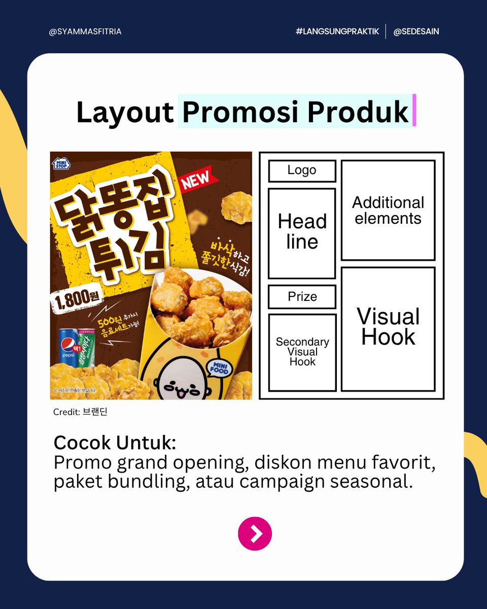 syammasfitria's tweet photo. Mari Bedah Grafisnya, Poster Korea‼️🇰🇷
Disini aku bedah beberapa pola desain poster Korea yang bisa Kamu jadiin inspirasin.🔥
Follow @syammasfitria & @sedesain.id untuk tips desain, Canva, AI, dan inspirasi kreatif lainnya.
#layout #poster #designer https://t.co/qtwCn4e3qt