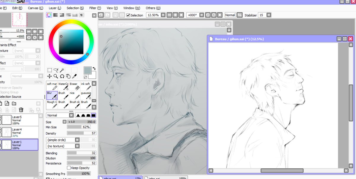 the_smokeycat's tweet photo. testing my new tablet with some sketches. life's been hard recently &amp; this artblock is really difficult this time, but I'll keep trying again and again for them https://t.co/nhIPaztTPV