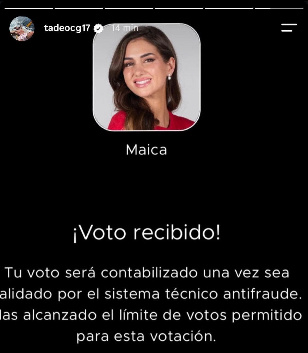 tonghazo's tweet photo. TADEO (LIDLT8) vota para salvar a Mai

Lo que fue ese trastero en vecinos, momentazos día tras días.

#SVSemifinal #SVFinal https://t.co/IsKvQjxC3v