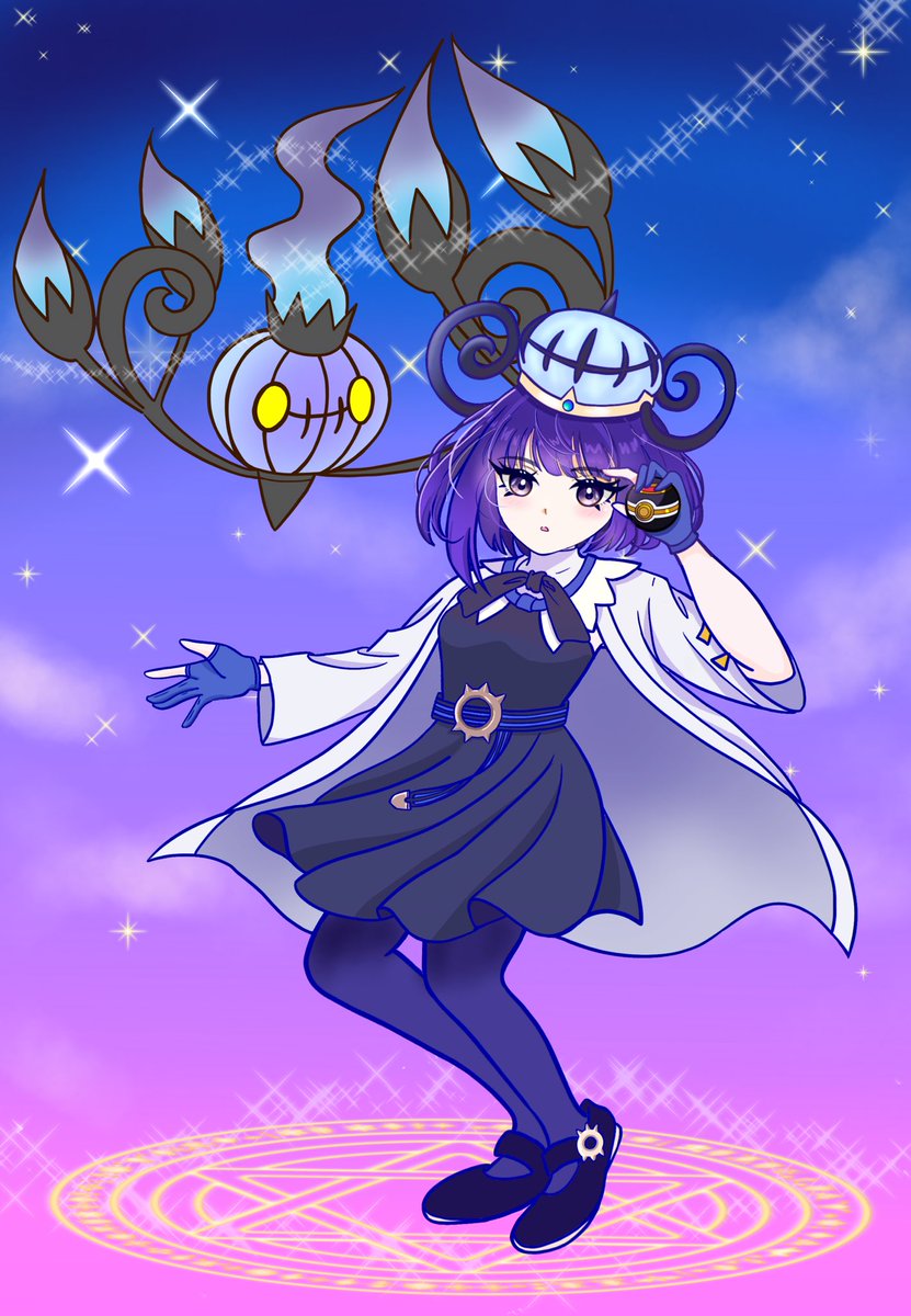ポケモン ジャンクまとめ 新イラスト紹介】 ポケモンZAのムクちゃんとシャンデラ！ 可愛い帽子