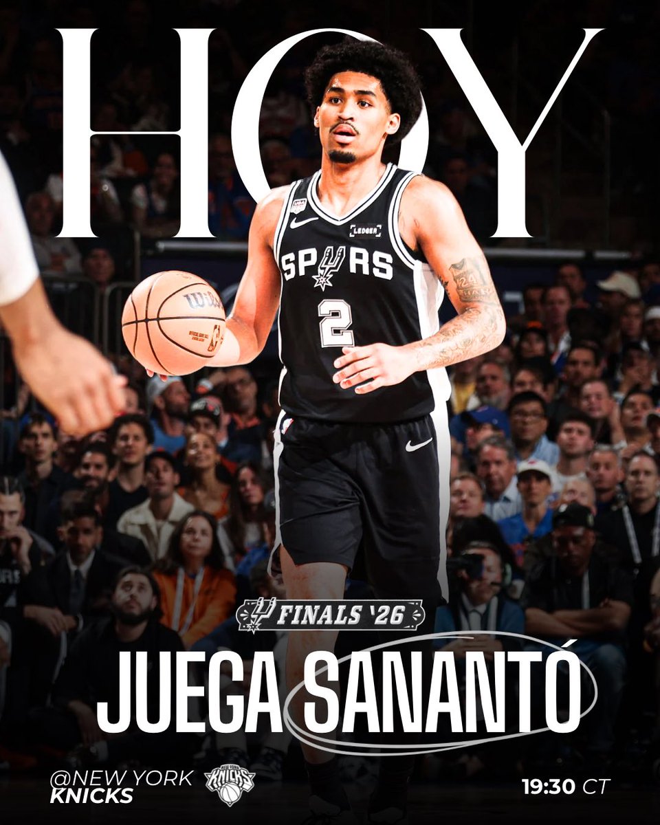 Spurs_Latam's tweet photo. HOY JUEGA SANANTÓ.

𝐅𝐈𝐍𝐀𝐋𝐄𝐒 𝐃𝐄 𝐋𝐀 𝐍𝐁𝐀 - 𝐆𝐀𝐌𝐄 𝟒 (1-2).

🆚 @nyknicks 

02:30 🇪🇸
21:30 🇺🇾🇦🇷🇧🇷🇵🇾
20:30 🇨🇱🇧🇴🇵🇷🇩🇴🇻🇪🇨🇺
19:30 🇵🇦🇵🇪🇪🇨🇨🇴 
18:30 🇲🇽🇨🇷🇸🇻

✅ TODOS DISPONIBLES.

📺 Discord - SPURS LATAM https://t.co/Cbhunp2p6h