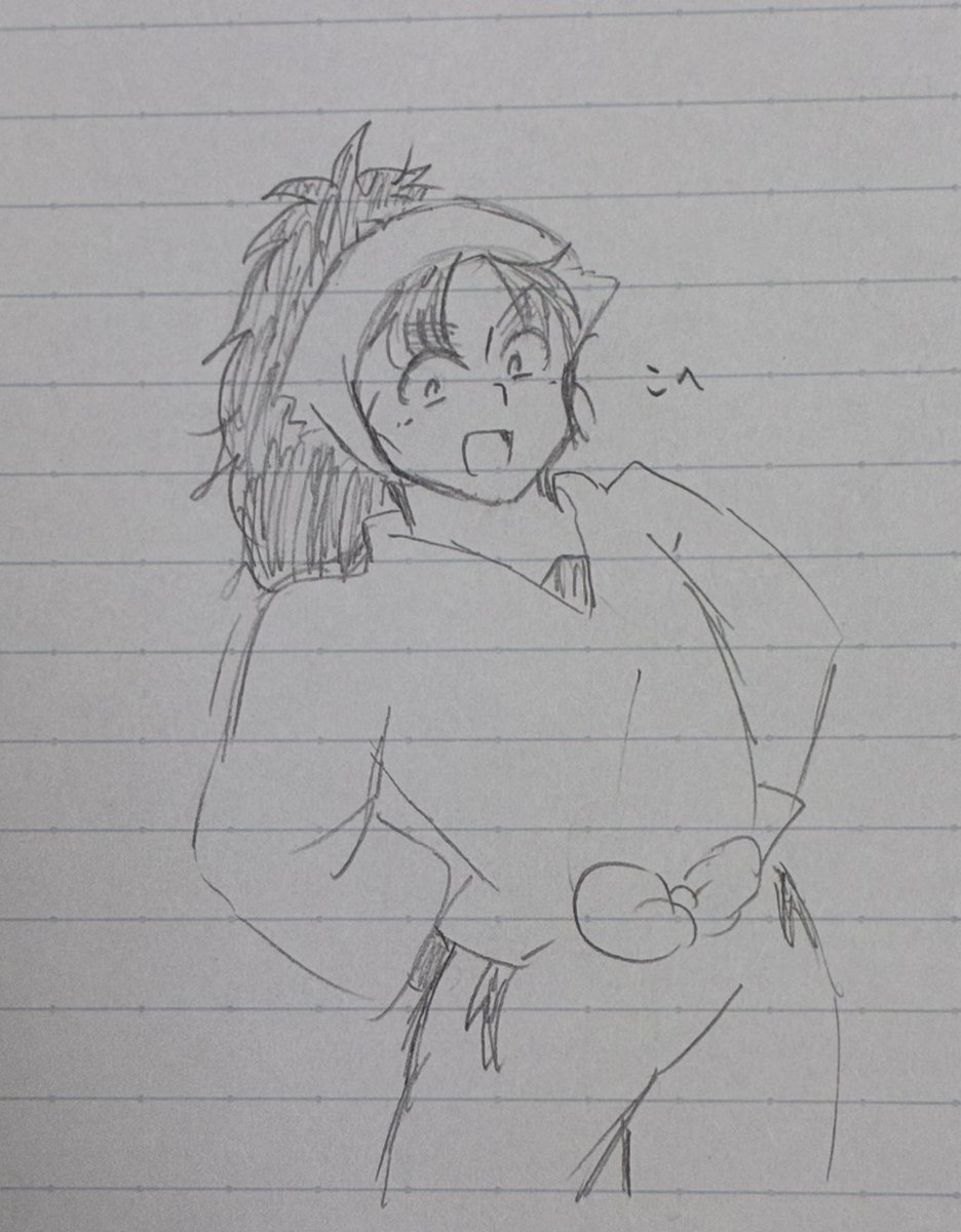 ChoKo7711Na's tweet photo. 超久々に描いたこへ https://t.co/zOnC9IY19y