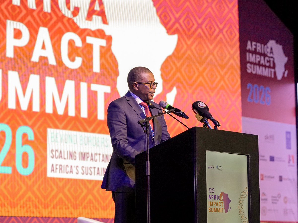wakiaga's tweet photo. Looking across Africa today, you can see the future of the global economy and a generation already building it.

Honoured to joining opening of this crucial platform — the #AfricaImpactSummit2026 in Zambia. 🌍🇿🇲 https://t.co/MslUikxPql